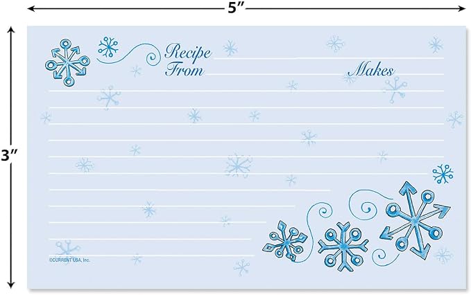 Current Blue Snow Recipe Cards - Image 2