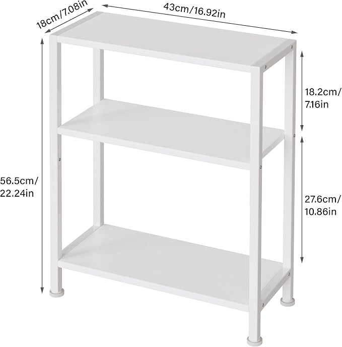 3-Tier Side Table, Small End Table, Sofa Side Table - Image 3
