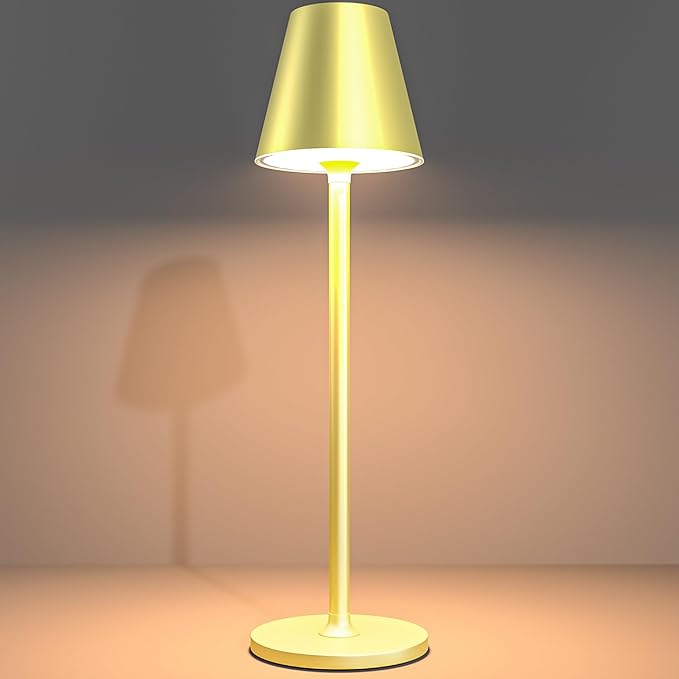 Timjorman 1-Pack Cordless Table Lamps - 5000mAh Rechargeable Battery Operated by Timjorman