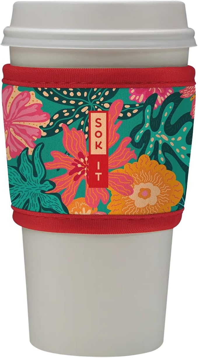 Sok It HotSok Coffee & Tea Reusable Insulated Neoprene Cup Sleeve by SokIt