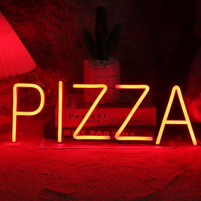 Planzo PIZZA Neon Sign Light for Restaurant Coffee Shop Bar Pub Business Store by Planzo