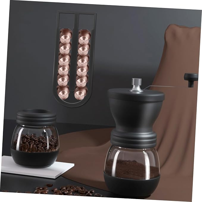 Coffee Capsule Holder Rack 12-Piece Coffee Storage Organizer Kitchen Display - Image 4