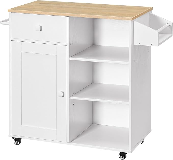 HOOBRO Kitchen Island, Storage Cabinet by HOOBRO