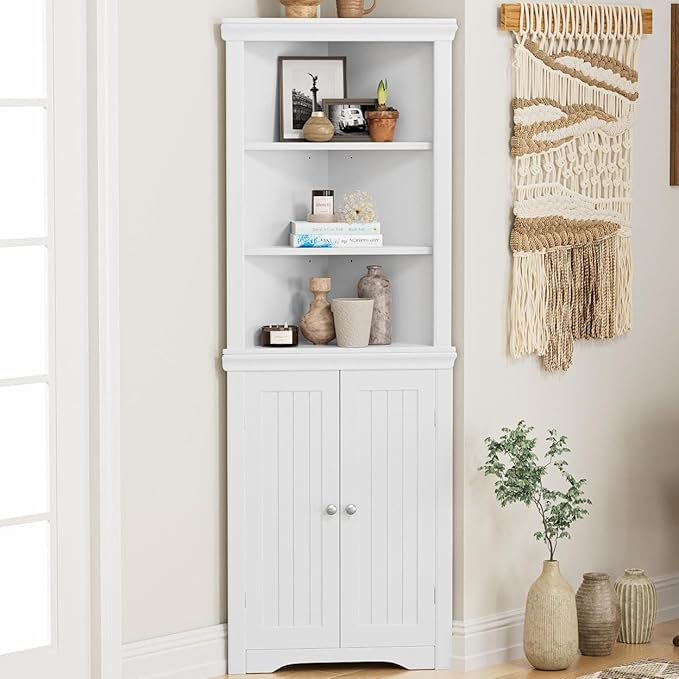 YESHOMY Corner Cabinet, Storage Cupboard by SearchallYESHOMY