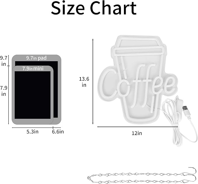 Coffee Neon Sign for Wall Decor Bright Led Neon Light for Business Sign Coffe - Image 3