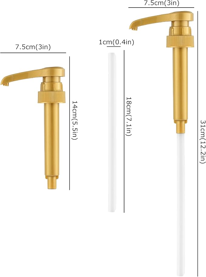 6 Pcs Syrup Pump Dispenser - Image 2