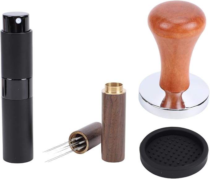 Fdit 58mm Coffee Tamper Set, Stainless Steel Tamper - Image 2