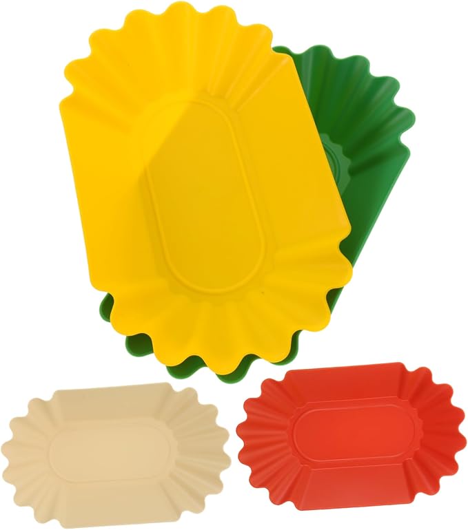 Alipis 4pcs Bakery Measuring Plate Multi-Color Bean Display Tray by Alipis