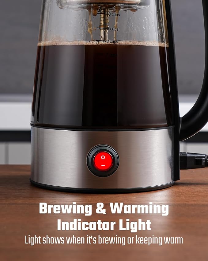 KIDISLE Percolator Coffee Pot, 10-Cup Electric Percolator Coffee Maker - Image 3