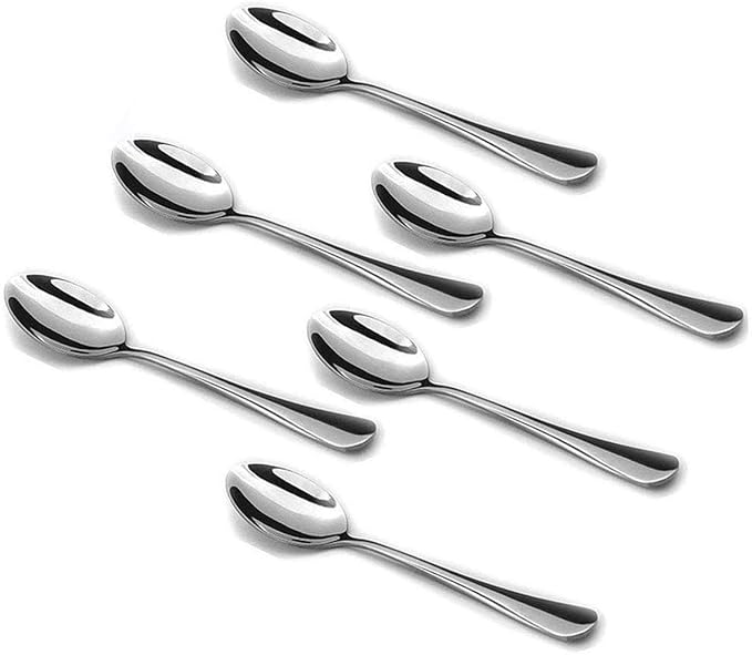 Wesdxc56 Demitasse Espresso Spoons, Mini Coffee Spoon, 4.7 Inches Stainless by Wesdxc56