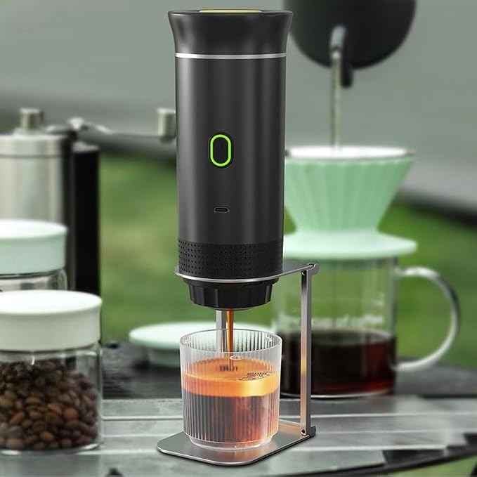 Foldable Coffee Drip Holder Aluminum Coffee Dripper Station Portable Pour Over - Image 2