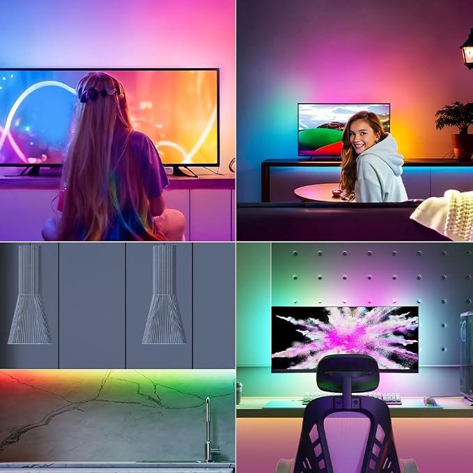 Individually Addressable RGB LED Strip 6.5FT 144LEDs/M 5050 SMD - Image 4