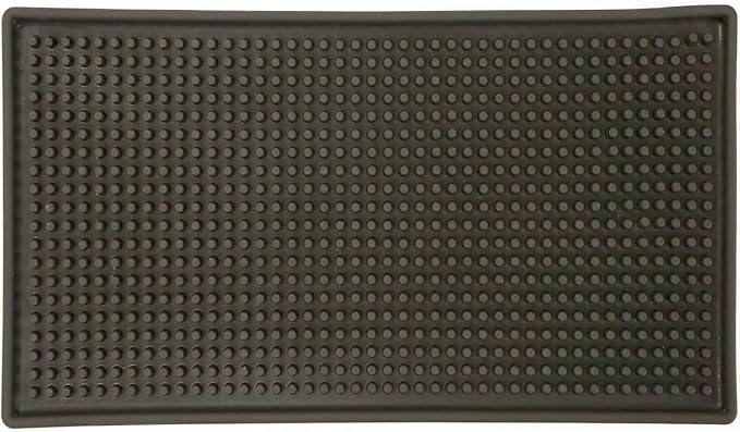 Xibany Bar Mat 6" x 12" PVC Small Black, Essentials Accesories - Image 8