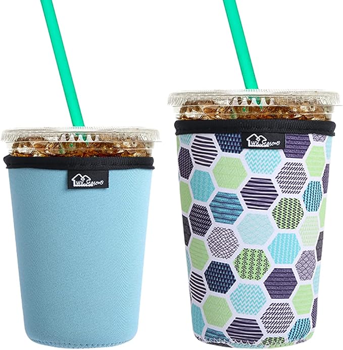 Reusable Iced Coffee Insulator Sleeve by WKIEASON