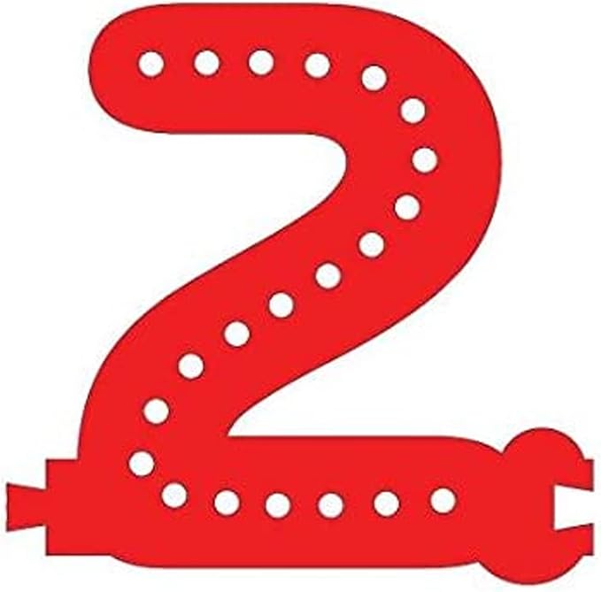 M&T Displays LED Marquee Letter Lights Modular Red Light Up Number Initial - Image 2