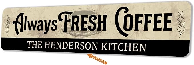 Custom Coffee Bar Sign - Image 4