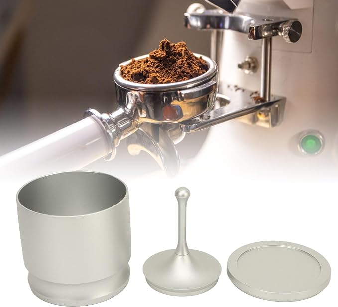 Coffee Dosing Rings Press, 1 Set 58mm / 2.28in Aluminum Alloy Coffee Dosing Cup - Image 3