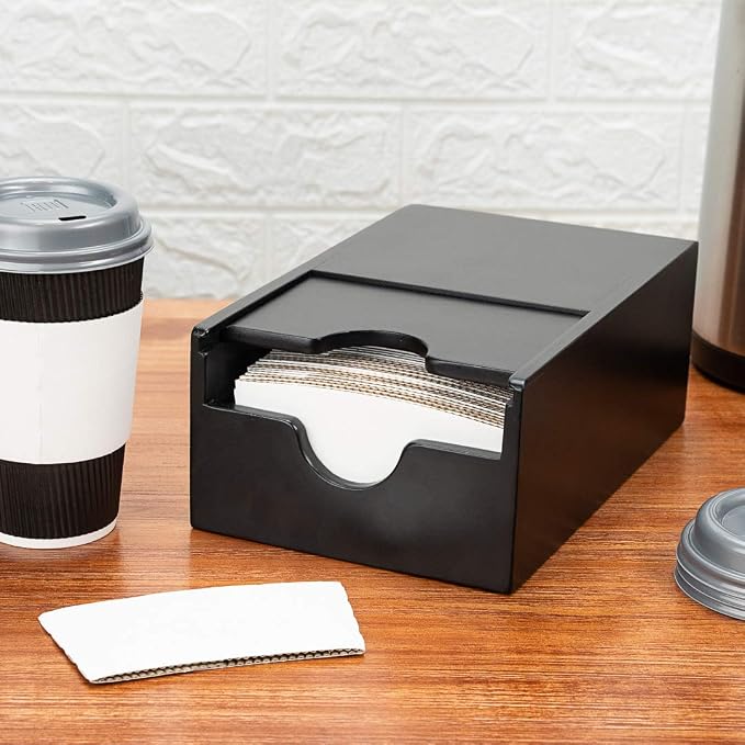 Restaurantware Restpresso 9.5 x 6 x 3.75 Inch Coffee Cup Sleeve Dispenser 1 - Image 3