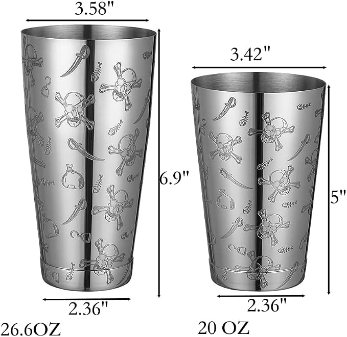 Stainless Steel Boston Shaker - Image 5