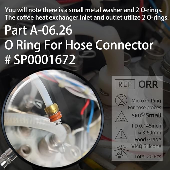 O-Ring Repair Kit for Breville Oracle Espresso Hose Connectors NTC Probes - Image 4