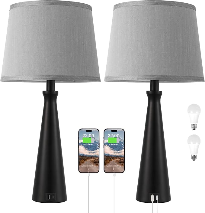 Seealle Modern Table Lamps Set of 2 - Image 8