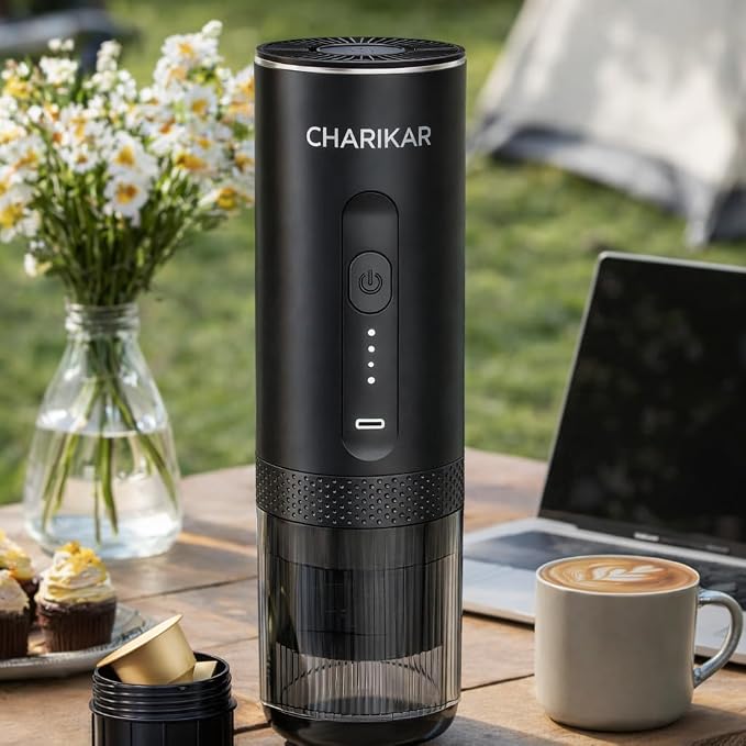 Portable Espresso Machine, Self-Heating Travel Coffee Maker, 20 Bar 7500mAh - Image 9