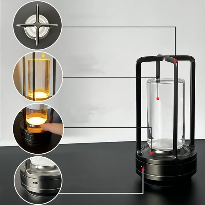 HAPYGI Portable Metal Table Lamp - Image 8