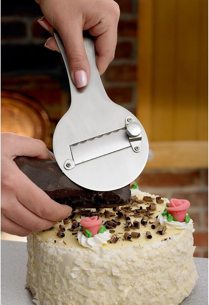 Mrs. Anderson’s Baking Adjustable Chocolate Shaver, Japanese Stainless Steel - Image 3