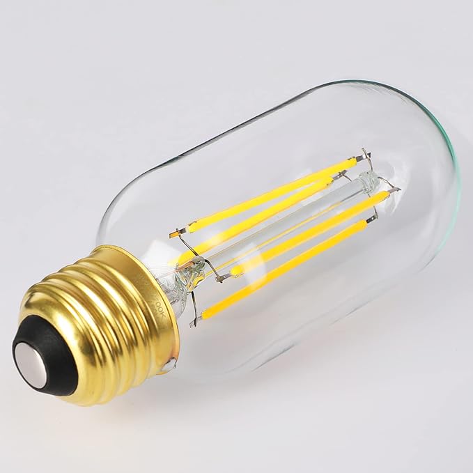 LEOOLS E26 Edison Bulb 8W Equivalent E26 LED Bulb 100 Watt Dimmable Daylight - Image 2
