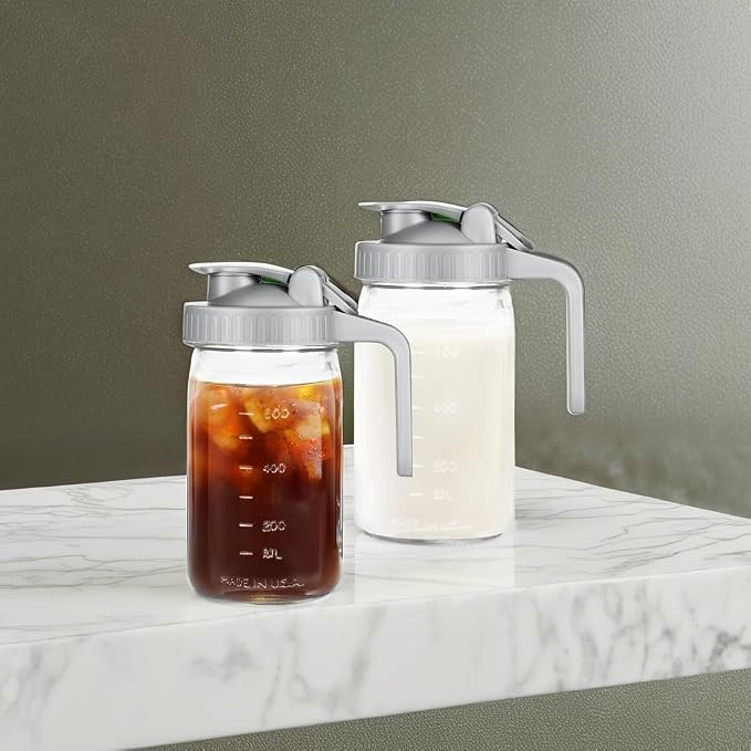 Creamer Pitcher Jar with Lid - Image 5