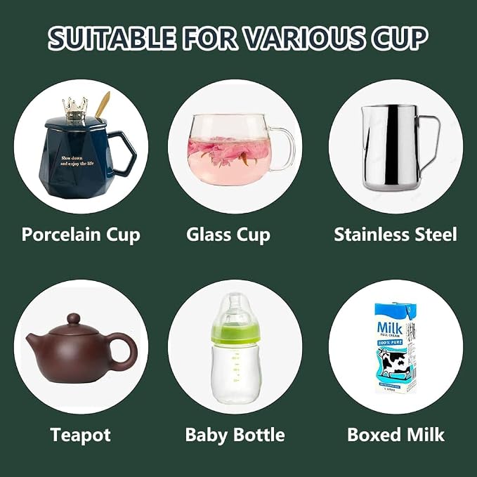Coffee Warmer for Desk, with Mug Set. Cup Warmer Tea Warmer, Electric Beverage - Image 5