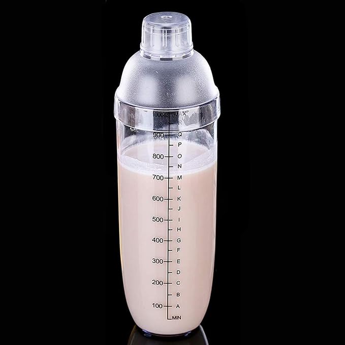 2 Pcs Plastic Cocktail Shaker, Drink Mixer Hand Shaker Cup - Image 3