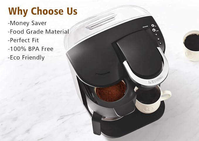 Reusable K-Duo Coffee Filter for Essentials & Brewers, Carafe Basket Filters - Image 5