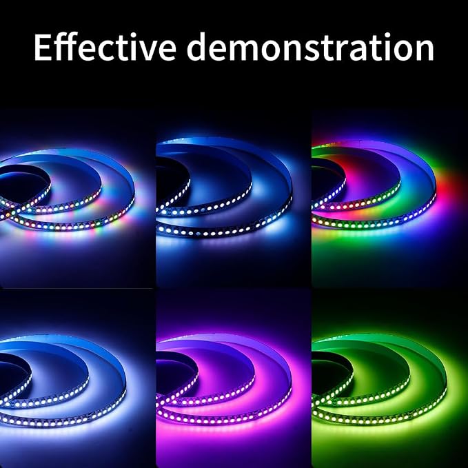 Individually Addressable RGB LED Strip 6.5FT 144LEDs/M 5050 SMD - Image 2