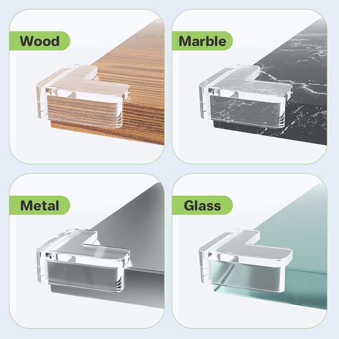 30 Pack Clear Baby Corner Protectors, L-Shaped & Spherical Furniture Edge Guards - Image 3