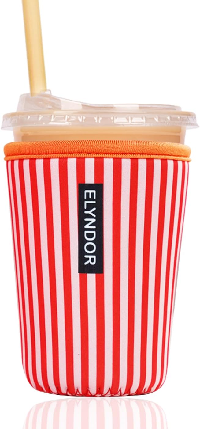Reusable Insulated Sleeve for Iced Coffee Cup, Coffee Neoprene Sleeve for Cold by Unknown