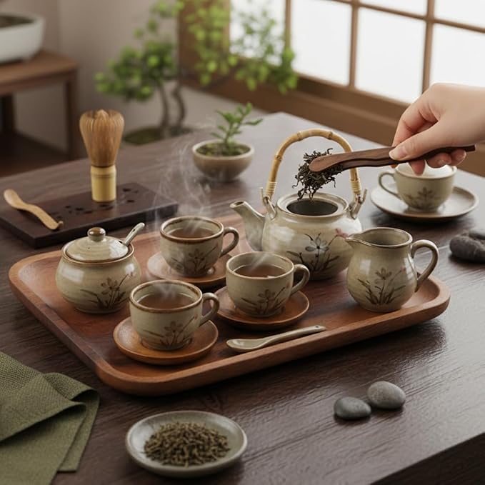 Wood Serving Tray with Clip, Wooden Trays Home Decor, Decorative Rectangular - Image 7