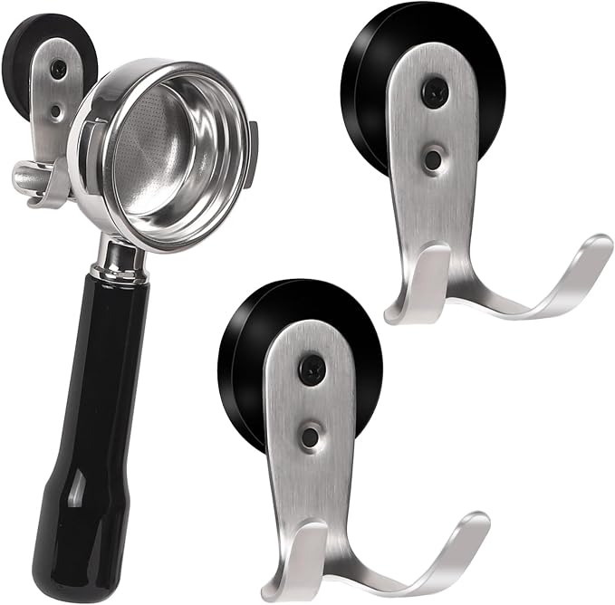 Magnetic Portafilter Holder for Espresso Machine, Metal Wall Surface | Coffee by Unknown