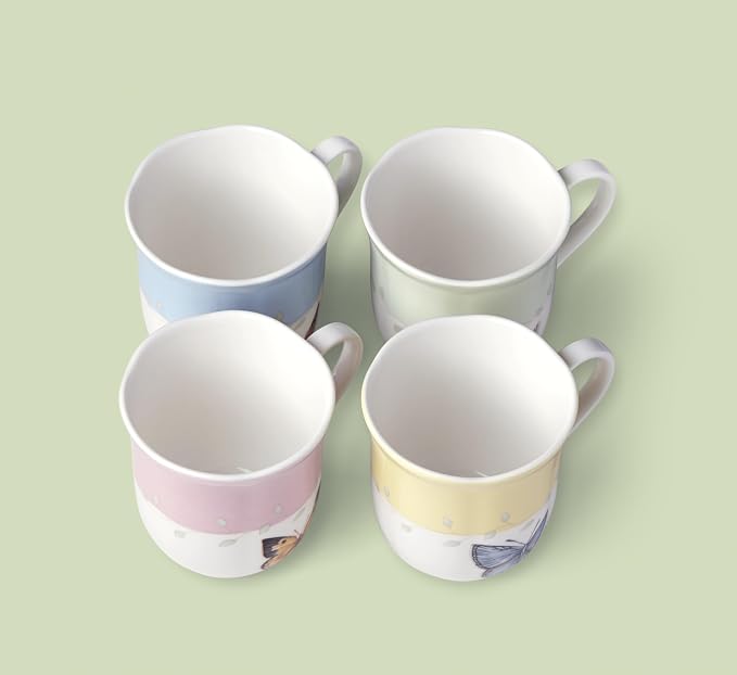 Lenox Coffee Mug Set, Butterfly Meadow Colors 4-Piece Mug Set, Service - Image 4