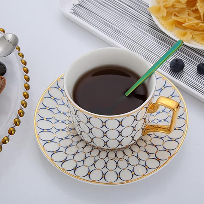 8 Pcs Rainbow Coffee Spoons Matte Frosted Handle Stainless Steel Espresso - Image 7