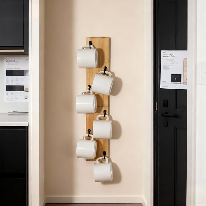 Yohsnor Coffee Mug Holder Wall Mount - Image 7