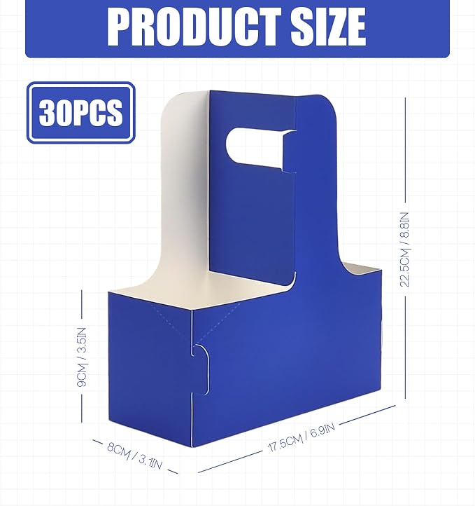 2 Cup Disposable Drink Carrier for Delivery - Image 2
