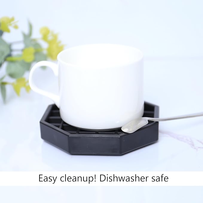 Drip Tray 4" Octagon Countertop Beverage Dispenser Cup Drip Catcher - Image 7