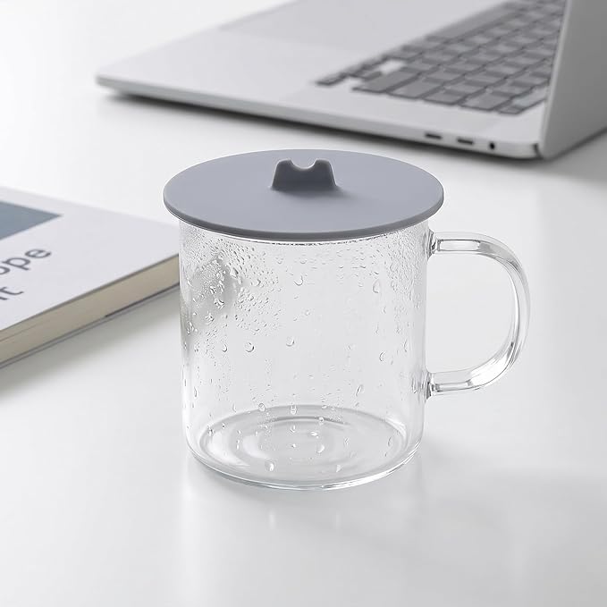 4pcs Silicone Cup Cover Lids, Reusable Round Mug Covers - Image 7