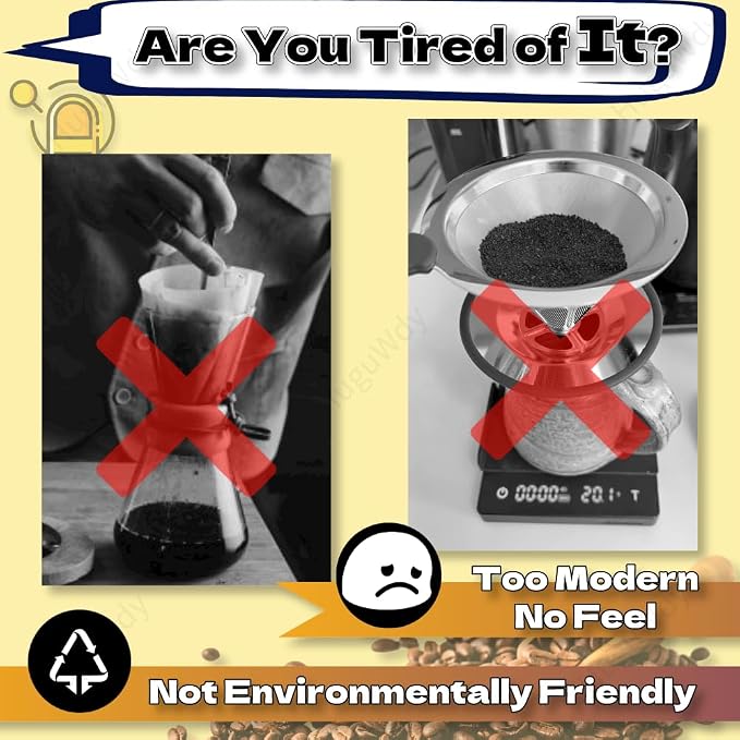 Cloth Coffee Filter More Sense of Ritual Handmade Coffee Filter Preferred - Image 5