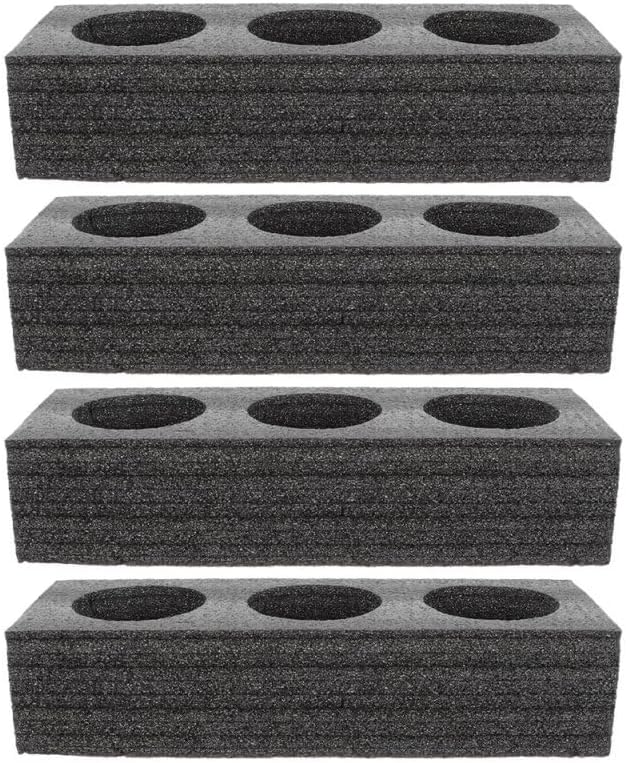 VOSAREA 4pcs Foam Cup Holder 11.79 Inch Pearl Wool Drink Carrier, Takeout Cup by Vosarea