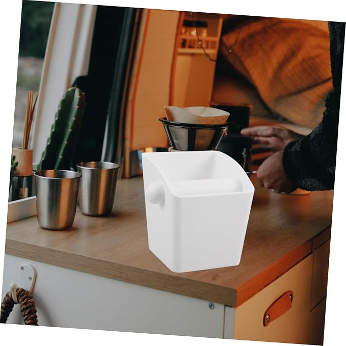 KALLORY Coffee Grounds Collector Bin Large Capacity Espresso Waste Container - Image 8