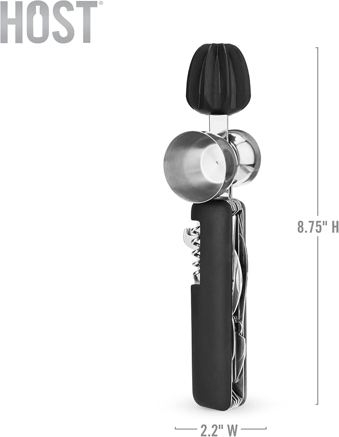 HOST All in One Bartender Multitool Set, 10 in 1 Bar Tool - Image 4