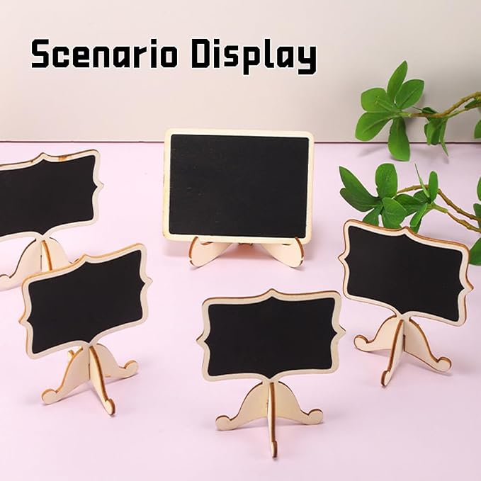 10 Pack Mini Chalkboard Signs - Image 2