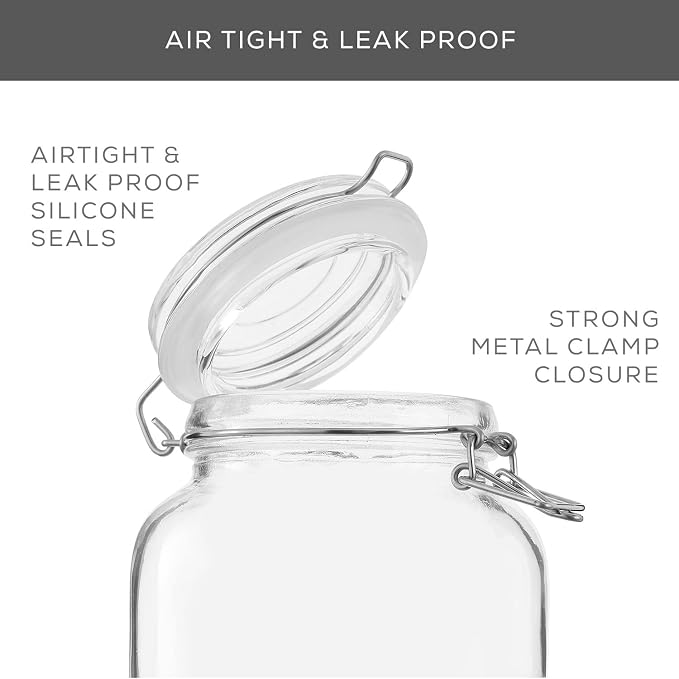 JoyJolt Airtight Glass Jars - Image 2